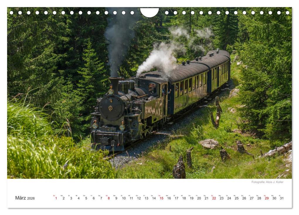 Weitere Ansicht: Dampfbahn Furka 2026 (Wandkalender 2026 DIN A4 quer), CALVENDO Monatskalender | Alois J. Koller 4pictures.ch, Calvendo