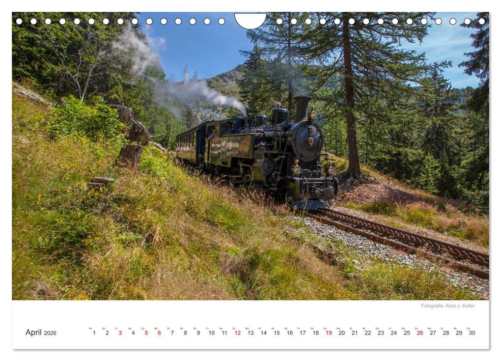 Weitere Ansicht: Dampfbahn Furka 2026 (Wandkalender 2026 DIN A4 quer), CALVENDO Monatskalender | Alois J. Koller 4pictures.ch, Calvendo