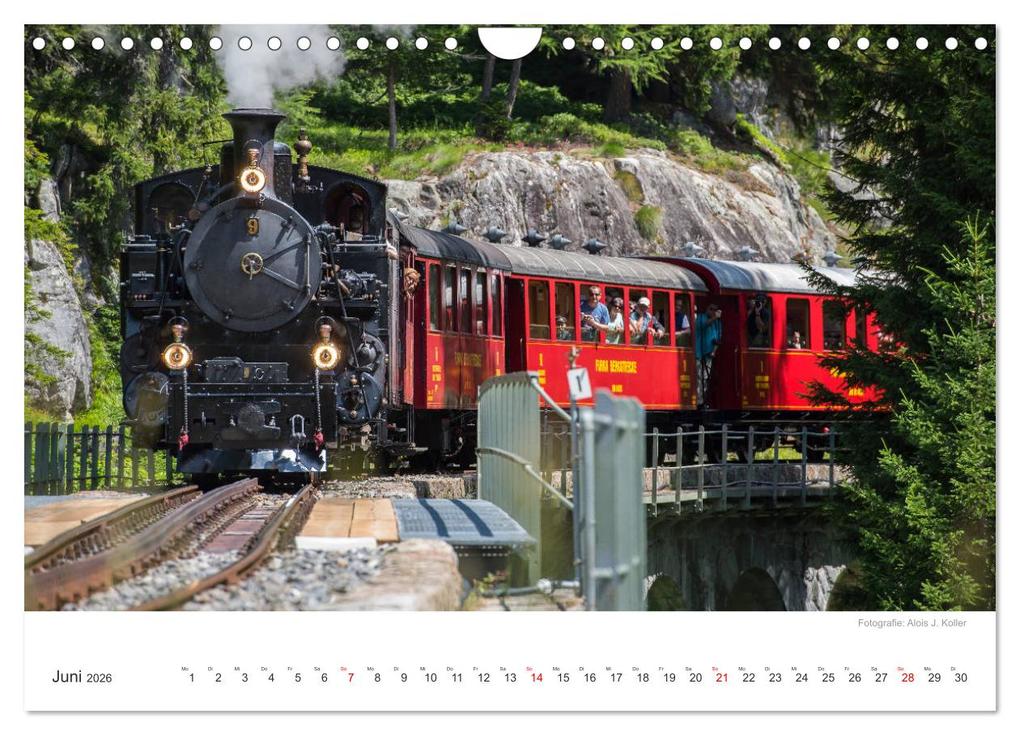 Weitere Ansicht: Dampfbahn Furka 2026 (Wandkalender 2026 DIN A4 quer), CALVENDO Monatskalender | Alois J. Koller 4pictures.ch, Calvendo
