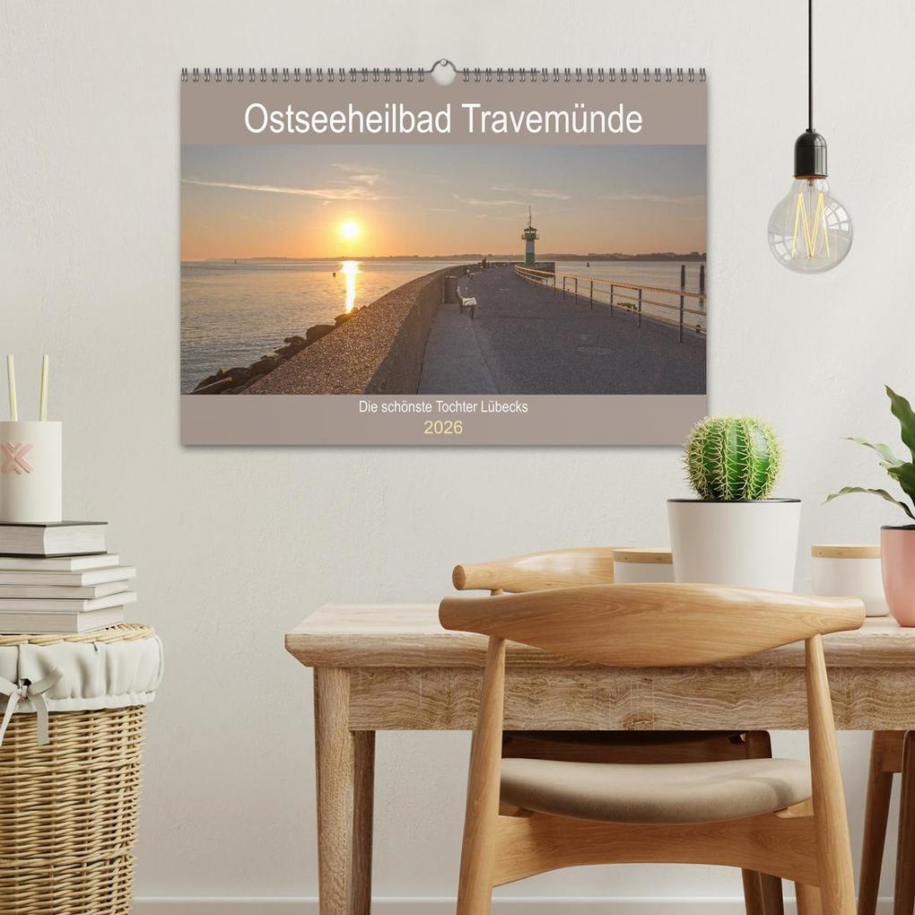 Weitere Ansicht: Ostseeheilbad Travemünde - Die schönste Tochter Lübecks (Wandkalender 2026 DIN A3 quer), CALVENDO Monatskalender | Andrea Potratz, Calvendo