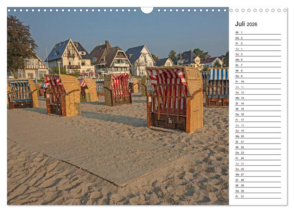 Weitere Ansicht: Ostseeheilbad Travemünde - Die schönste Tochter Lübecks (Wandkalender 2026 DIN A3 quer), CALVENDO Monatskalender | Andrea Potratz, Calvendo