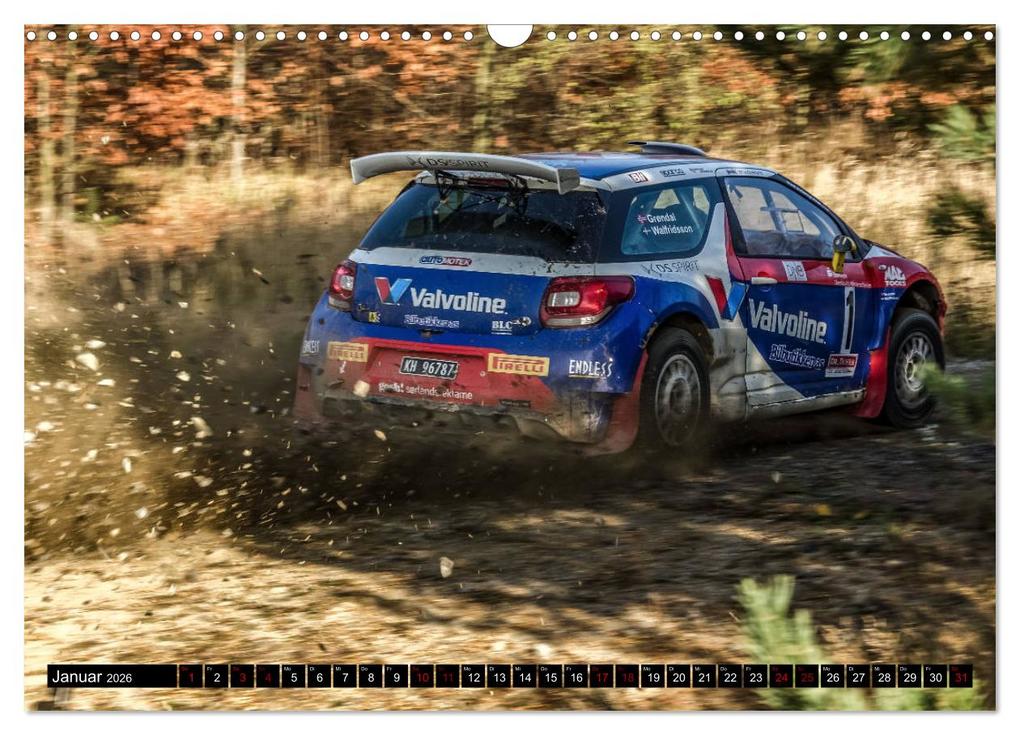 Weitere Ansicht: SCHNELL! AUTHENTISCH! MITTENDRIN! - RALLYE! (Wandkalender 2026 DIN A3 quer), CALVENDO Monatskalender | Christian Kuhnert, Calvendo