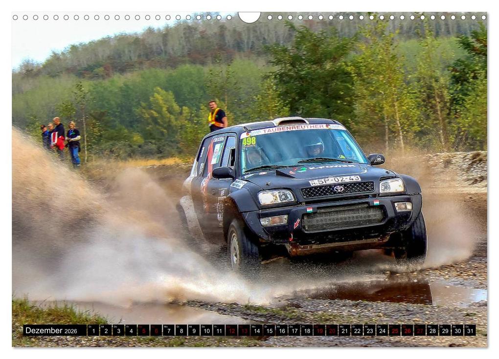 Weitere Ansicht: SCHNELL! AUTHENTISCH! MITTENDRIN! - RALLYE! (Wandkalender 2026 DIN A3 quer), CALVENDO Monatskalender | Christian Kuhnert, Calvendo