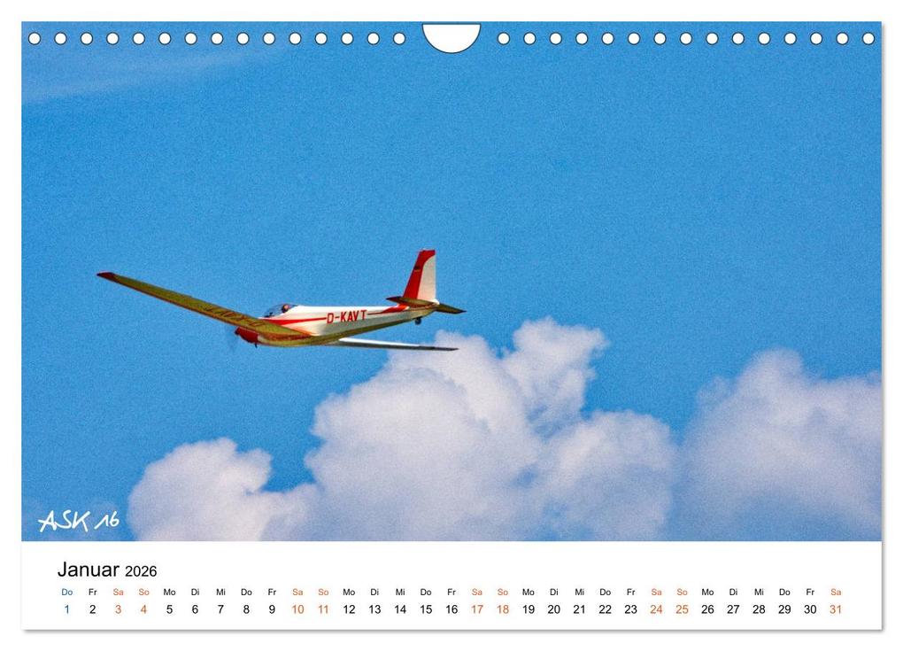 Weitere Ansicht: Die Faszination. Flugzeuge am Himmel (Wandkalender 2026 DIN A4 quer), CALVENDO Monatskalender | Friedrich Wesch, Calvendo