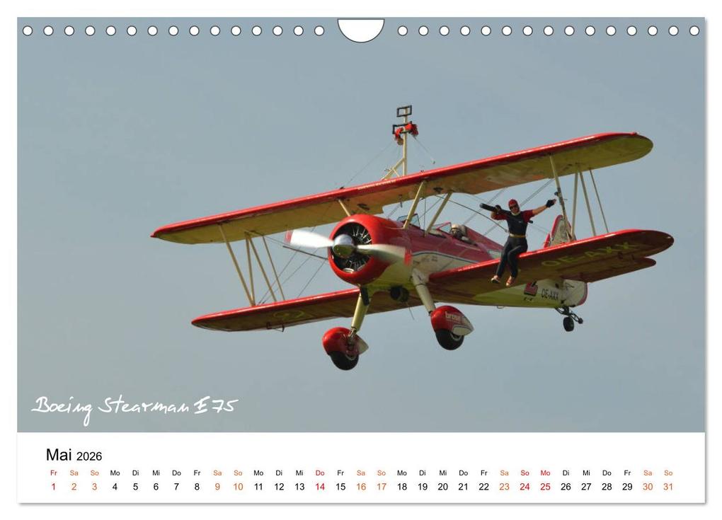 Weitere Ansicht: Die Faszination. Flugzeuge am Himmel (Wandkalender 2026 DIN A4 quer), CALVENDO Monatskalender | Friedrich Wesch, Calvendo
