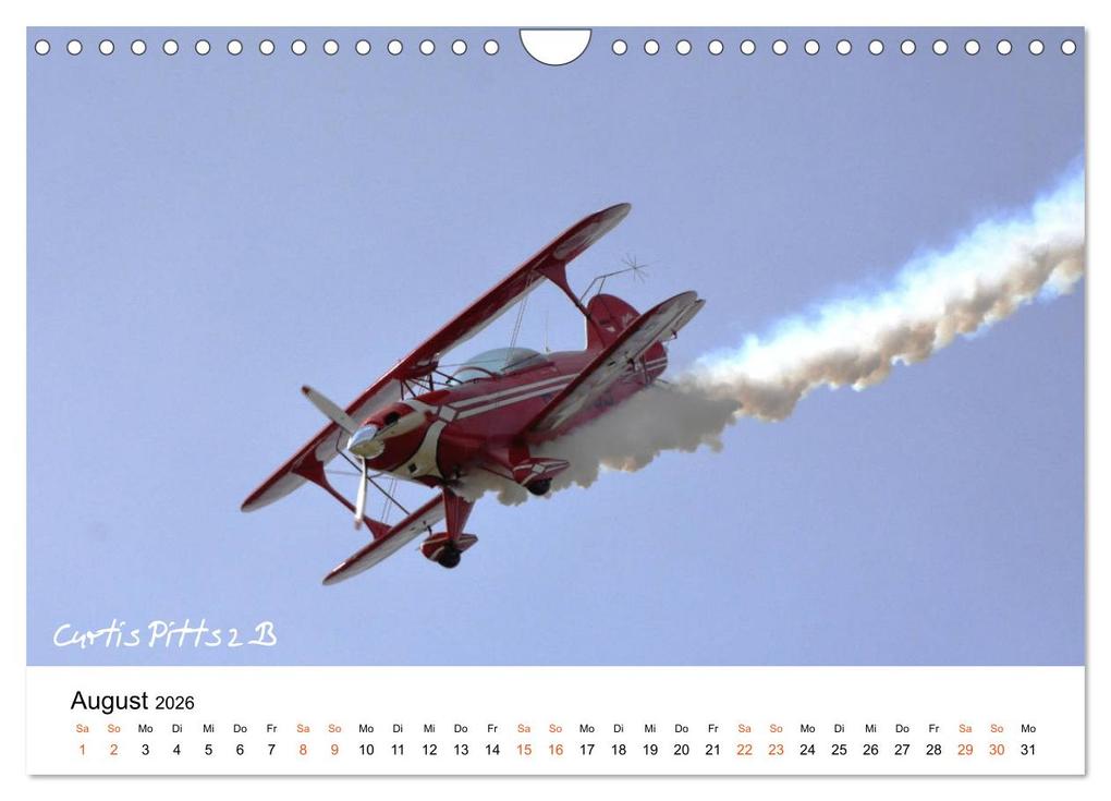Weitere Ansicht: Die Faszination. Flugzeuge am Himmel (Wandkalender 2026 DIN A4 quer), CALVENDO Monatskalender | Friedrich Wesch, Calvendo