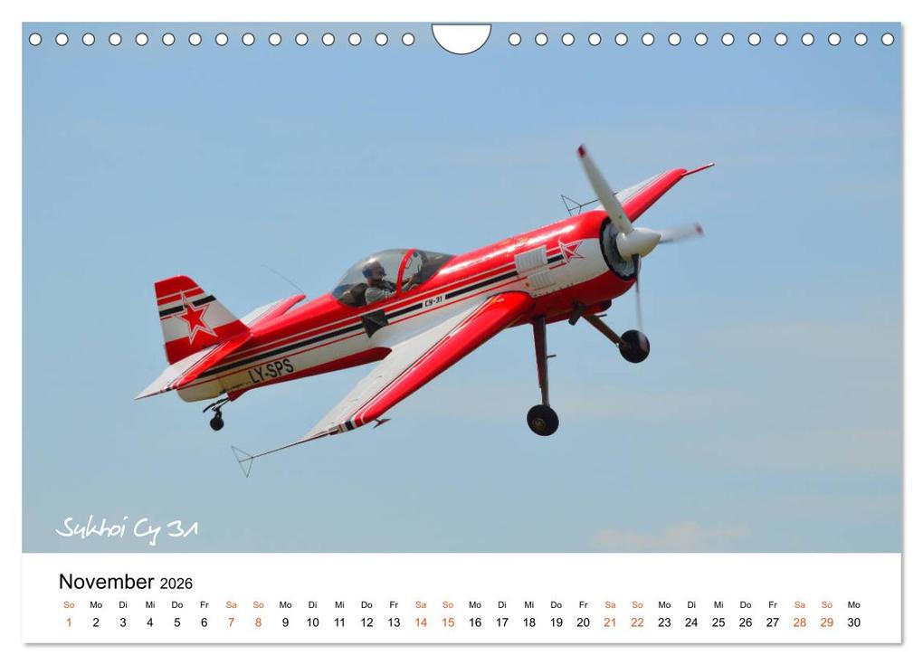 Weitere Ansicht: Die Faszination. Flugzeuge am Himmel (Wandkalender 2026 DIN A4 quer), CALVENDO Monatskalender | Friedrich Wesch, Calvendo