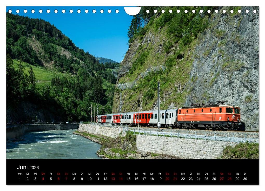 Weitere Ansicht: Die Bahn im Salzburgerland (Wandkalender 2026 DIN A4 quer), CALVENDO Monatskalender | Martin Radner, Calvendo