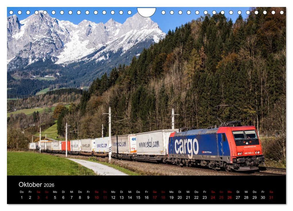 Weitere Ansicht: Die Bahn im Salzburgerland (Wandkalender 2026 DIN A4 quer), CALVENDO Monatskalender | Martin Radner, Calvendo
