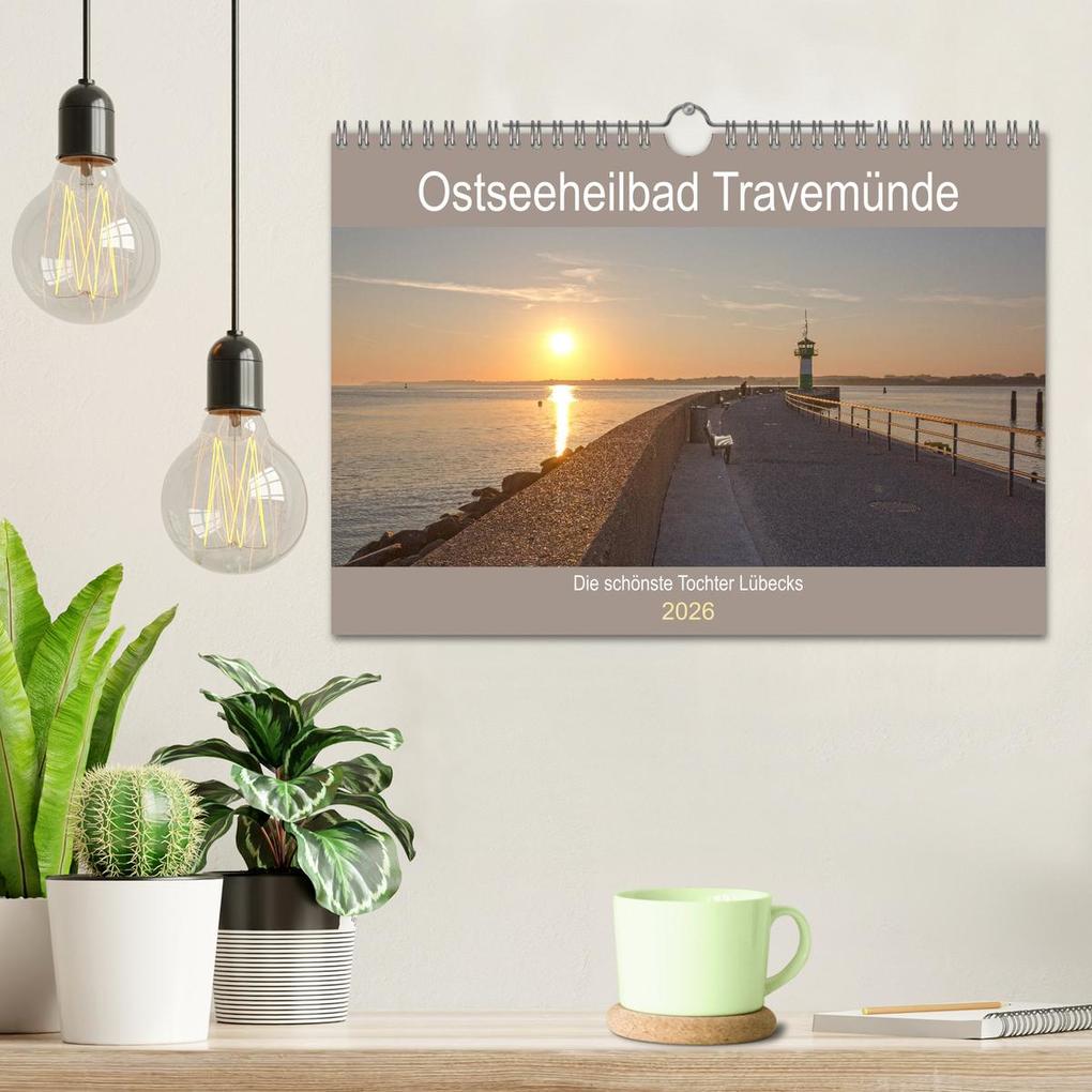 Weitere Ansicht: Ostseeheilbad Travemünde - Die schönste Tochter Lübecks (Wandkalender 2026 DIN A4 quer), CALVENDO Monatskalender | Andrea Potratz, Calvendo