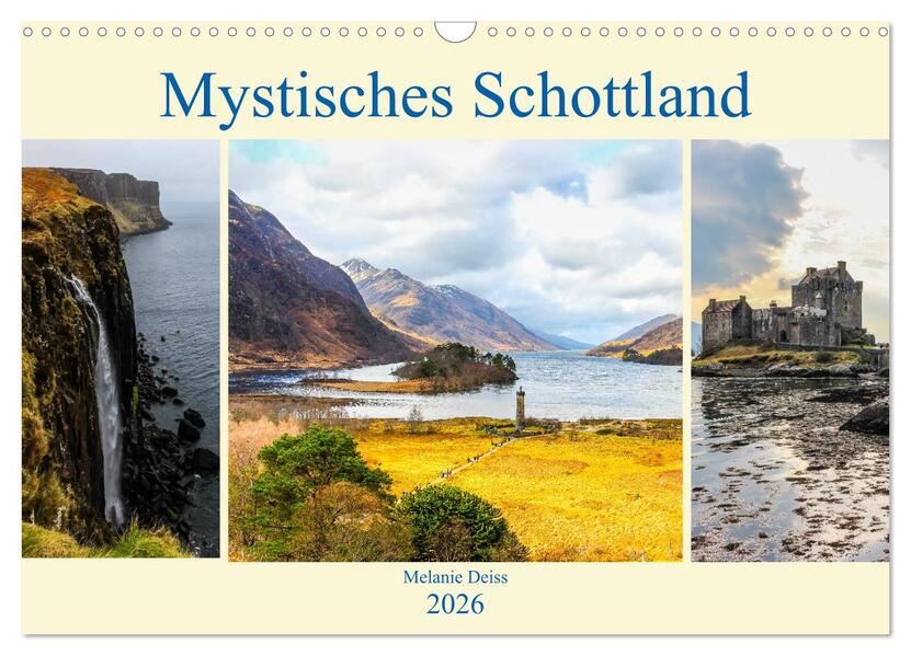 Produktbild: Mystisches Schottland (Wandkalender 2026 DIN A3 quer), CALVENDO Monatskalender | Melanie Deiss, Calvendo