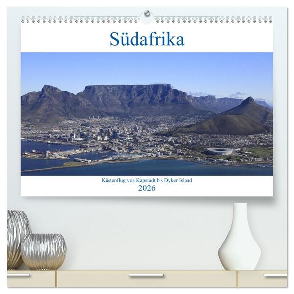 Produktbild: Südafrika - Küstenflug von Kapstadt bis Dyker Island (hochwertiger Premium Wandkalender 2026 DIN A2 quer), Kunstdruck in Hochglanz | Calvendo, Michael und Yvonne Herzog