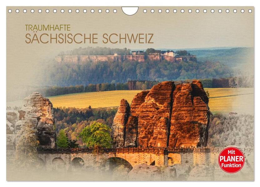 Produktbild: Traumhafte Sächsische Schweiz (Wandkalender 2026 DIN A4 quer), CALVENDO Monatskalender | Calvendo, Dirk Meutzner