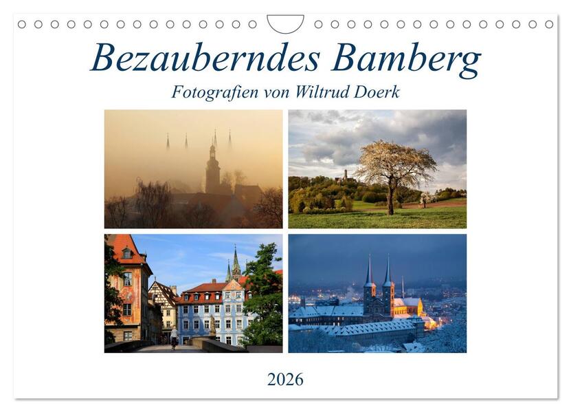 Produktbild: Bezauberndes Bamberg (Wandkalender 2026 DIN A4 quer), CALVENDO Monatskalender | Wiltrud Doerk, Calvendo