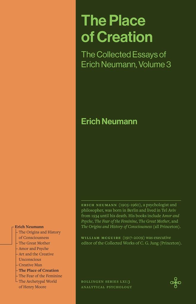 Produktbild: The Place of Creation | Erich Neumann