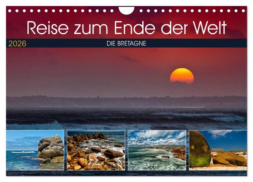 Produktbild: Die Bretagne - Eine Reise zum Ende der Welt (Wandkalender 2026 DIN A4 quer), CALVENDO Monatskalender | Helmut Probst, Calvendo