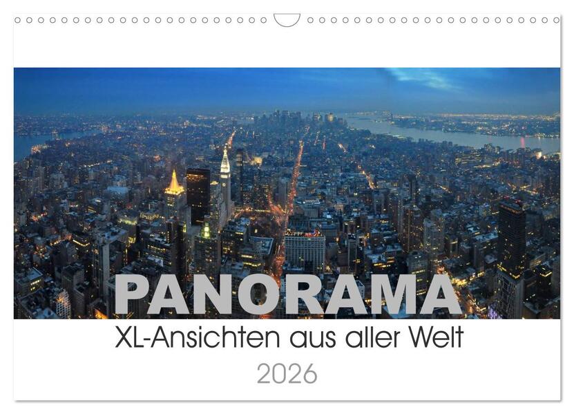 Produktbild: Panorama. XL-Ansichten aus aller Welt (Wandkalender 2026 DIN A3 quer), CALVENDO Monatskalender | Uwe Bade, Calvendo