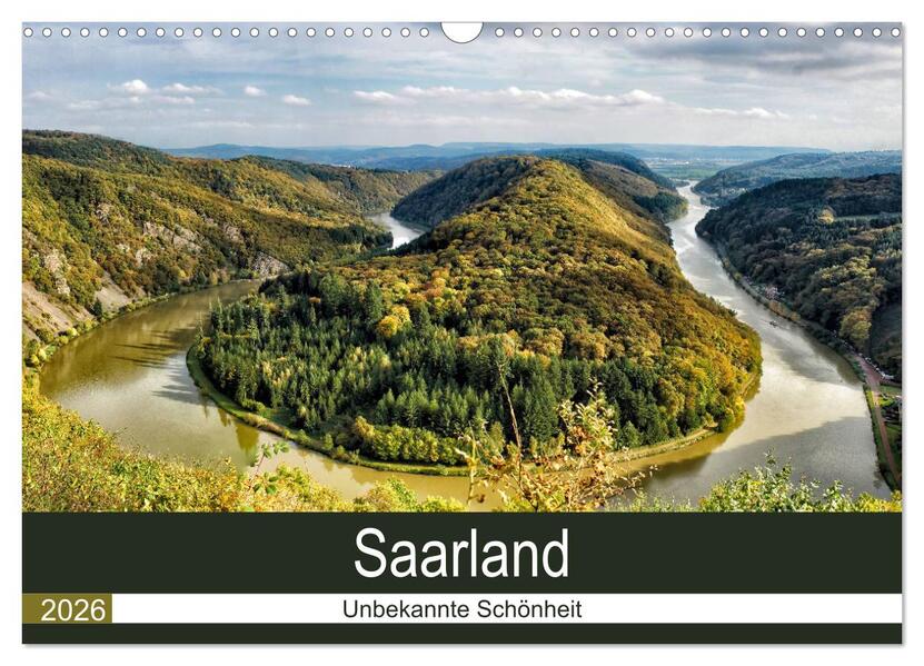 Produktbild: Saarland - unbekannte Schönheit (Wandkalender 2026 DIN A3 quer), CALVENDO Monatskalender | Thomas Becker, Calvendo