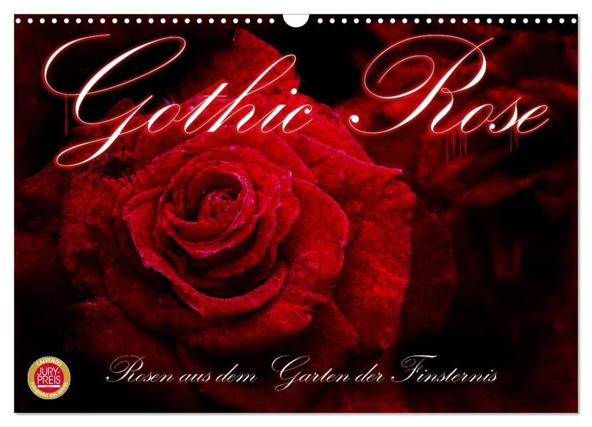 Produktbild: Gothic Rose - Rosen aus dem Garten der Finsternis (Wandkalender 2026 DIN A3 quer), CALVENDO Monatskalender | Martina Cross, Calvendo