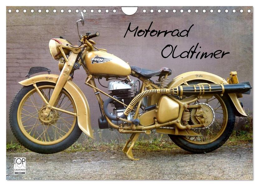 Produktbild: Motorrad Oldtimer (Wandkalender 2026 DIN A4 quer), CALVENDO Monatskalender | Gabi Siebenhühner, Calvendo