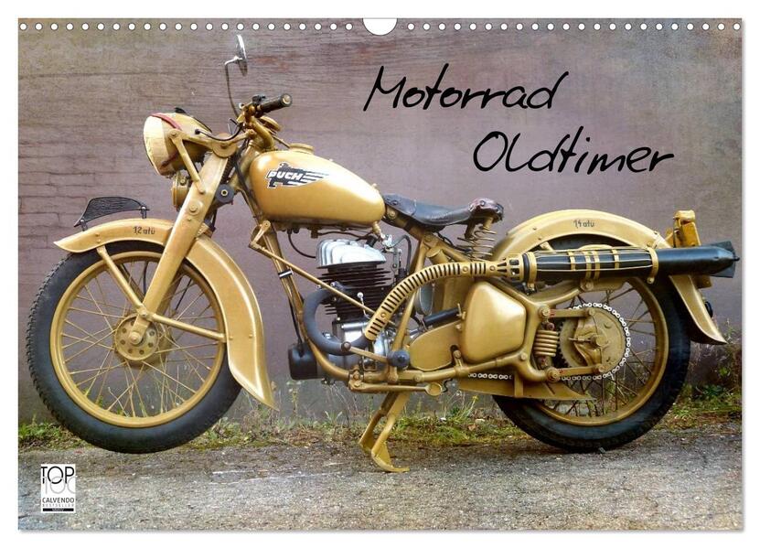 Produktbild: Motorrad Oldtimer (Wandkalender 2026 DIN A3 quer), CALVENDO Monatskalender | Gabi Siebenhühner, Calvendo