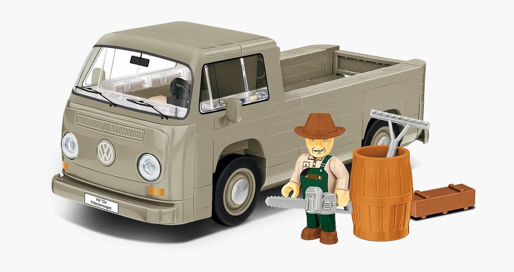 Weitere Ansicht: COBI 24618 - Volkswagen T2a Pritschenwagen, Bausatz 1:35, 151 Klemmbausteine