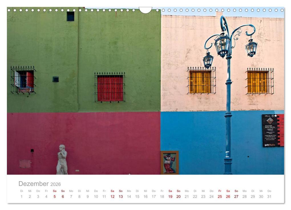 Weitere Ansicht: Geliebtes Buenos Aires (Wandkalender 2026 DIN A3 quer), CALVENDO Monatskalender | Calvendo, Bernd Zillich