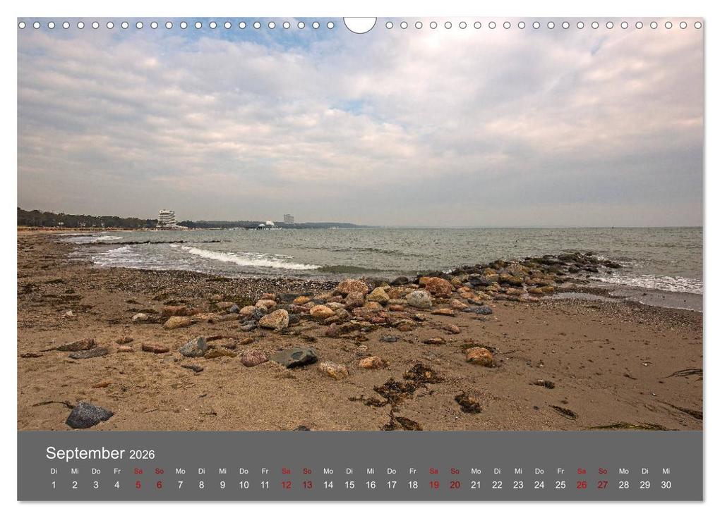 Weitere Ansicht: Lübecker Bucht - Travemünde - Niendorf - Timmendorf (Wandkalender 2026 DIN A3 quer), CALVENDO Monatskalender | Calvendo, Andrea Potratz