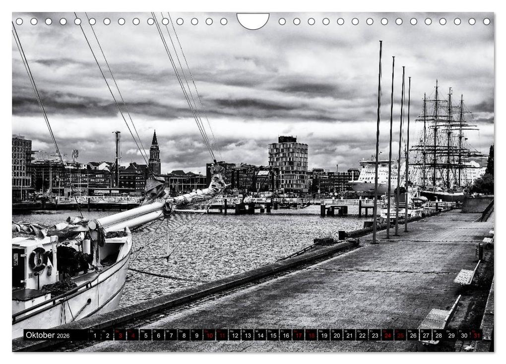 Weitere Ansicht: Ein Blick auf Kiel (Wandkalender 2026 DIN A4 quer), CALVENDO Monatskalender | Calvendo, Markus W. Lambrecht