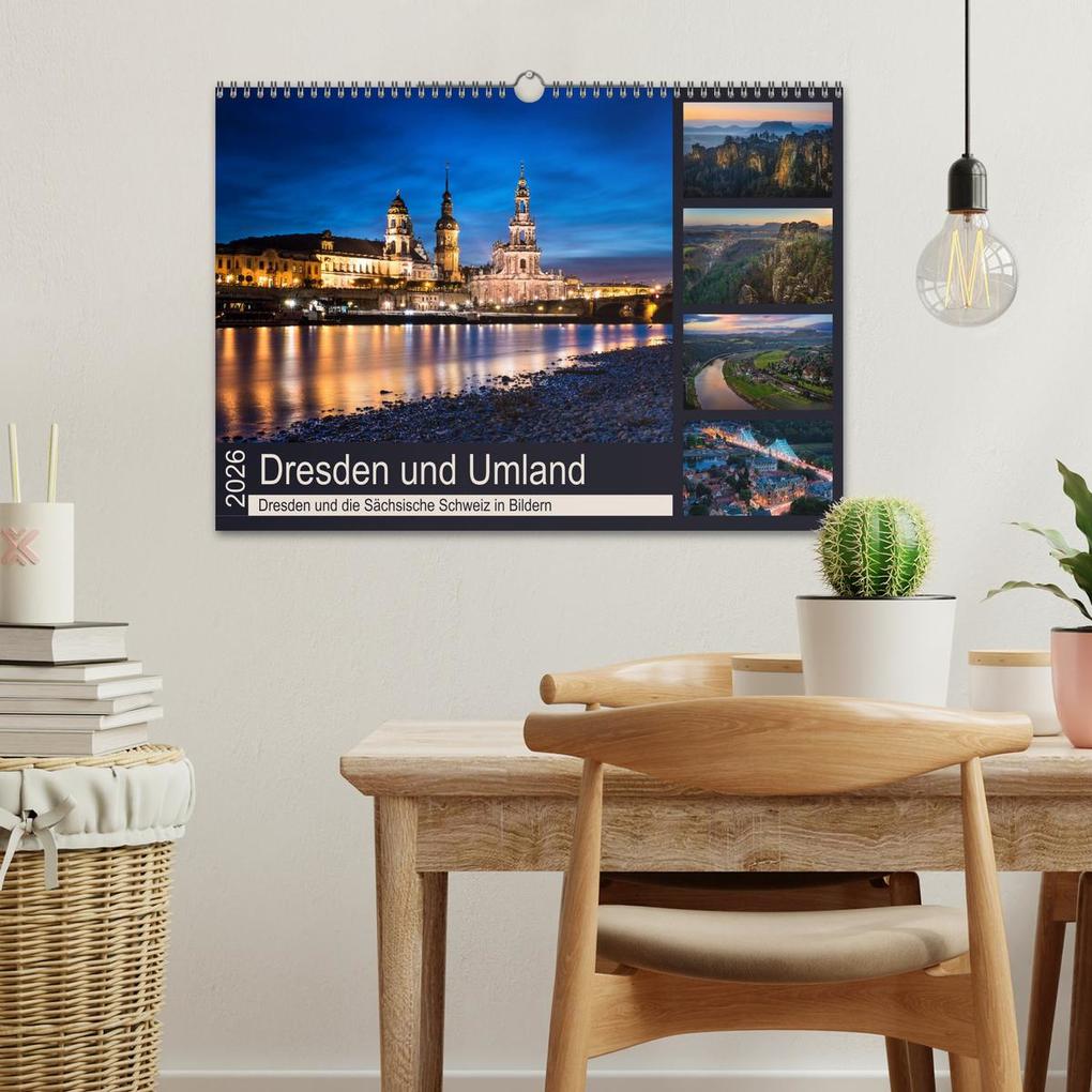 Weitere Ansicht: Dresden und Umland (Wandkalender 2026 DIN A3 quer), CALVENDO Monatskalender | Calvendo, Eva R. Lima