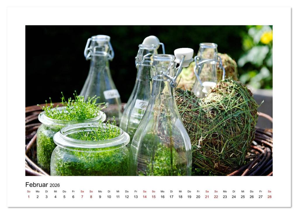 Weitere Ansicht: Garten-Idylle 2026 (hochwertiger Premium Wandkalender 2026 DIN A2 quer), Kunstdruck in Hochglanz | Calvendo, Tobias Trapp