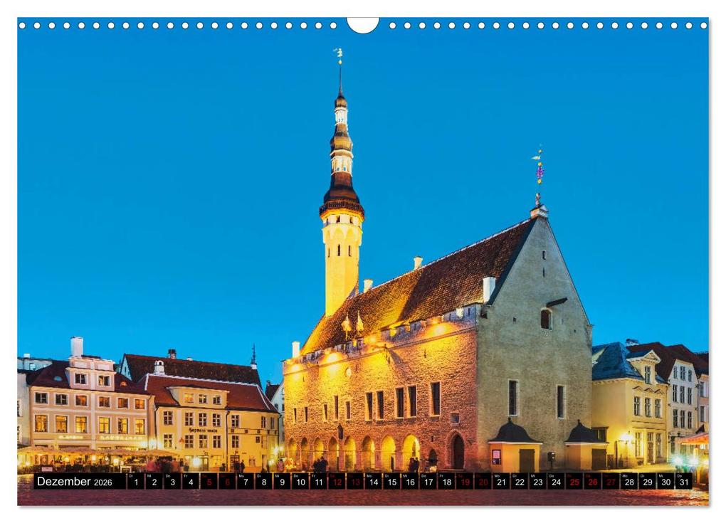 Weitere Ansicht: Ein Wochenende in Tallinn (Wandkalender 2026 DIN A3 quer), CALVENDO Monatskalender | Calvendo, Gunter Kirsch