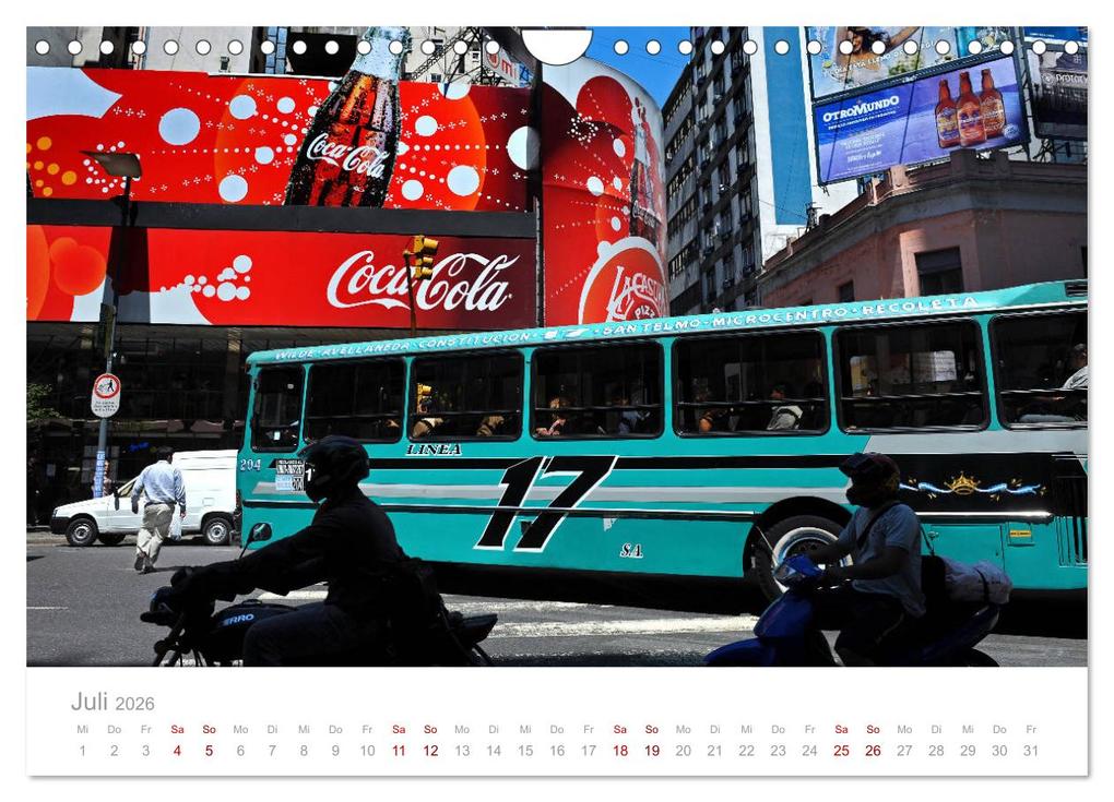 Weitere Ansicht: Geliebtes Buenos Aires (Wandkalender 2026 DIN A4 quer), CALVENDO Monatskalender | Calvendo, Bernd Zillich