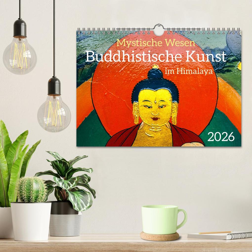 Weitere Ansicht: Mystische Wesen - Buddhistische Kunst im Himalaya (Wandkalender 2026 DIN A4 quer), CALVENDO Monatskalender | Manfred Bergermann, Calvendo