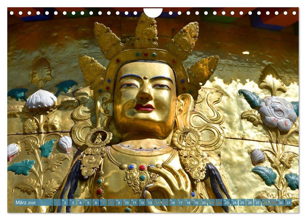 Weitere Ansicht: Mystische Wesen - Buddhistische Kunst im Himalaya (Wandkalender 2026 DIN A4 quer), CALVENDO Monatskalender | Manfred Bergermann, Calvendo