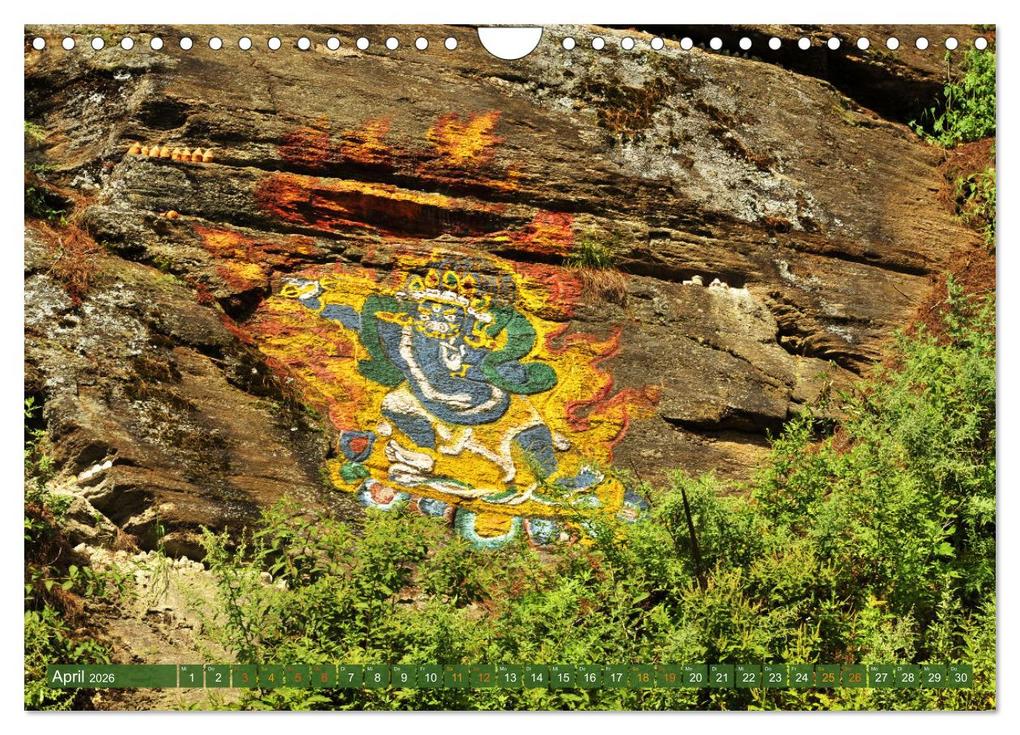 Weitere Ansicht: Mystische Wesen - Buddhistische Kunst im Himalaya (Wandkalender 2026 DIN A4 quer), CALVENDO Monatskalender | Manfred Bergermann, Calvendo
