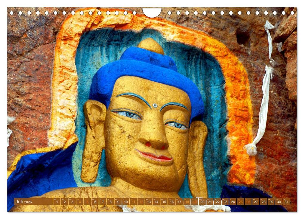 Weitere Ansicht: Mystische Wesen - Buddhistische Kunst im Himalaya (Wandkalender 2026 DIN A4 quer), CALVENDO Monatskalender | Manfred Bergermann, Calvendo