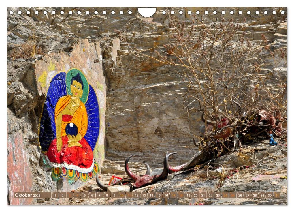 Weitere Ansicht: Mystische Wesen - Buddhistische Kunst im Himalaya (Wandkalender 2026 DIN A4 quer), CALVENDO Monatskalender | Manfred Bergermann, Calvendo