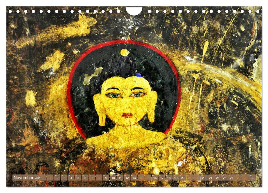 Weitere Ansicht: Mystische Wesen - Buddhistische Kunst im Himalaya (Wandkalender 2026 DIN A4 quer), CALVENDO Monatskalender | Manfred Bergermann, Calvendo