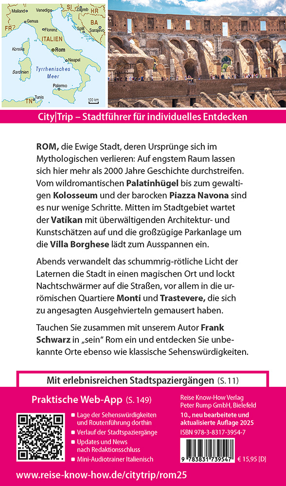 Weitere Ansicht: Reise Know-How CityTrip Rom | Frank Schwarz