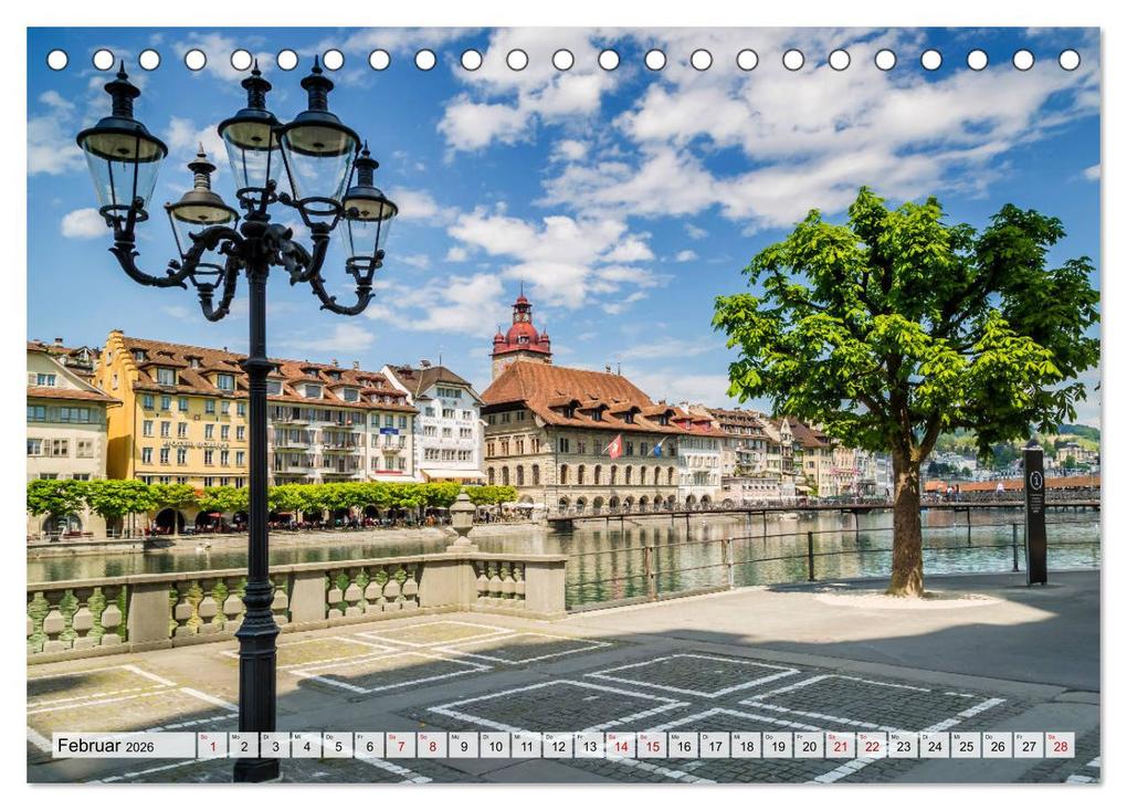 Weitere Ansicht: LUZERN Idyllische Impressionen (Tischkalender 2026 DIN A5 quer), CALVENDO Monatskalender | Melanie Viola, Calvendo