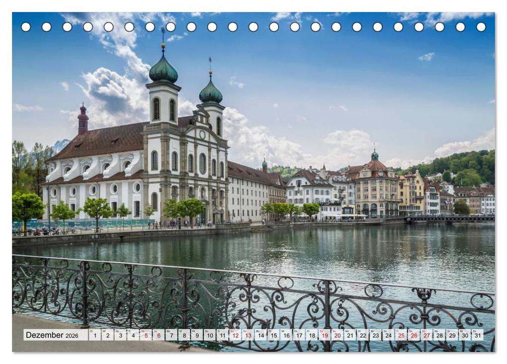 Weitere Ansicht: LUZERN Idyllische Impressionen (Tischkalender 2026 DIN A5 quer), CALVENDO Monatskalender | Melanie Viola, Calvendo