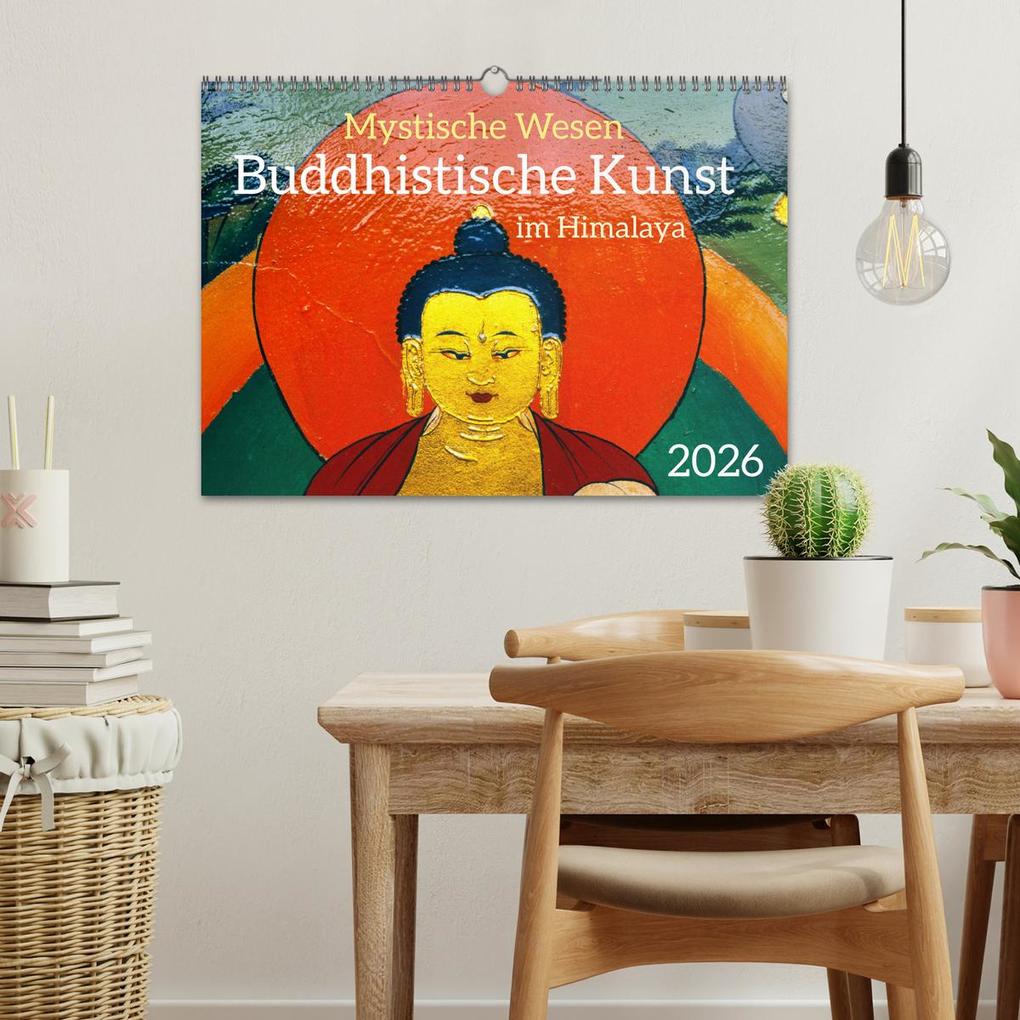 Weitere Ansicht: Mystische Wesen - Buddhistische Kunst im Himalaya (Wandkalender 2026 DIN A3 quer), CALVENDO Monatskalender | Manfred Bergermann, Calvendo