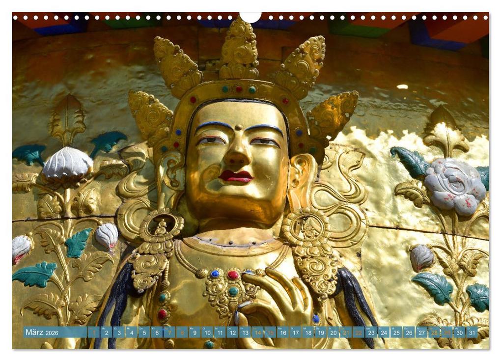 Weitere Ansicht: Mystische Wesen - Buddhistische Kunst im Himalaya (Wandkalender 2026 DIN A3 quer), CALVENDO Monatskalender | Manfred Bergermann, Calvendo