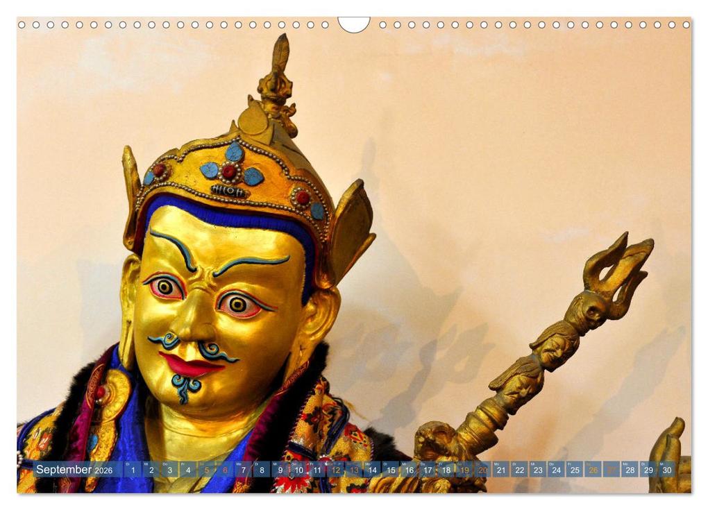 Weitere Ansicht: Mystische Wesen - Buddhistische Kunst im Himalaya (Wandkalender 2026 DIN A3 quer), CALVENDO Monatskalender | Manfred Bergermann, Calvendo
