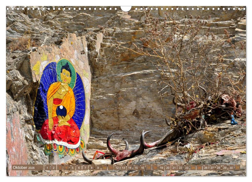 Weitere Ansicht: Mystische Wesen - Buddhistische Kunst im Himalaya (Wandkalender 2026 DIN A3 quer), CALVENDO Monatskalender | Manfred Bergermann, Calvendo