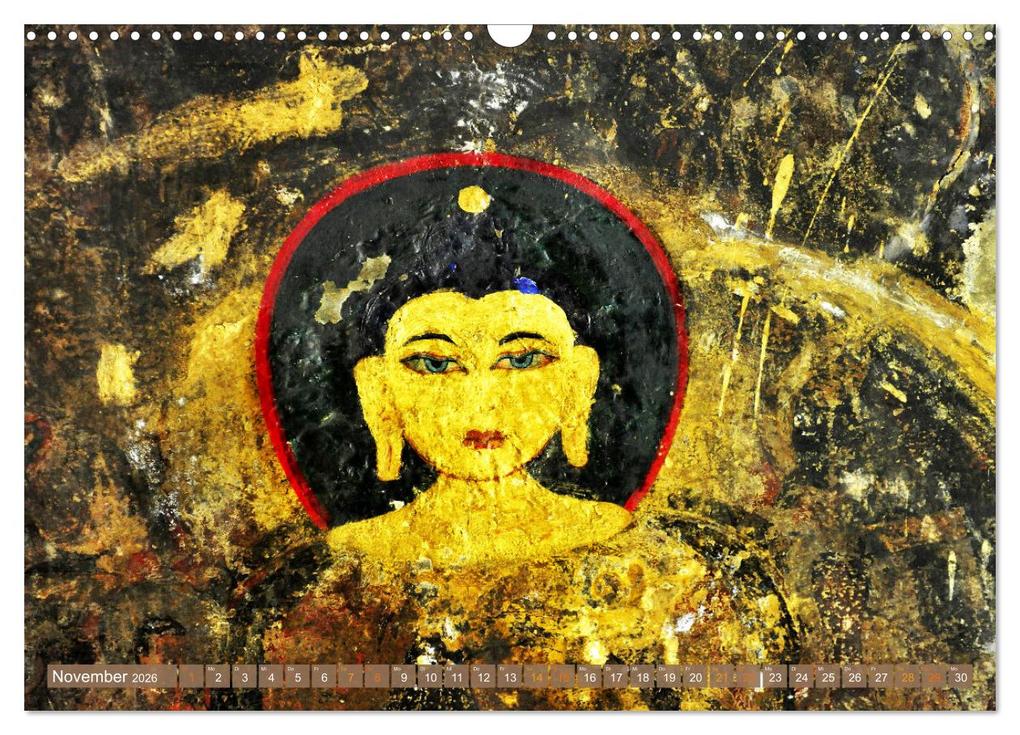 Weitere Ansicht: Mystische Wesen - Buddhistische Kunst im Himalaya (Wandkalender 2026 DIN A3 quer), CALVENDO Monatskalender | Manfred Bergermann, Calvendo