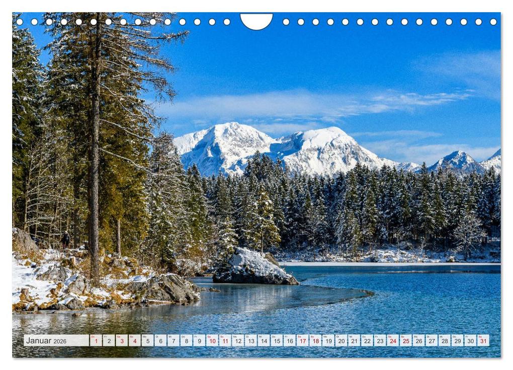 Weitere Ansicht: Unterwegs im Bergsteigerdorf Ramsau (Wandkalender 2026 DIN A4 quer), CALVENDO Monatskalender | Dieter Wilczek, Calvendo