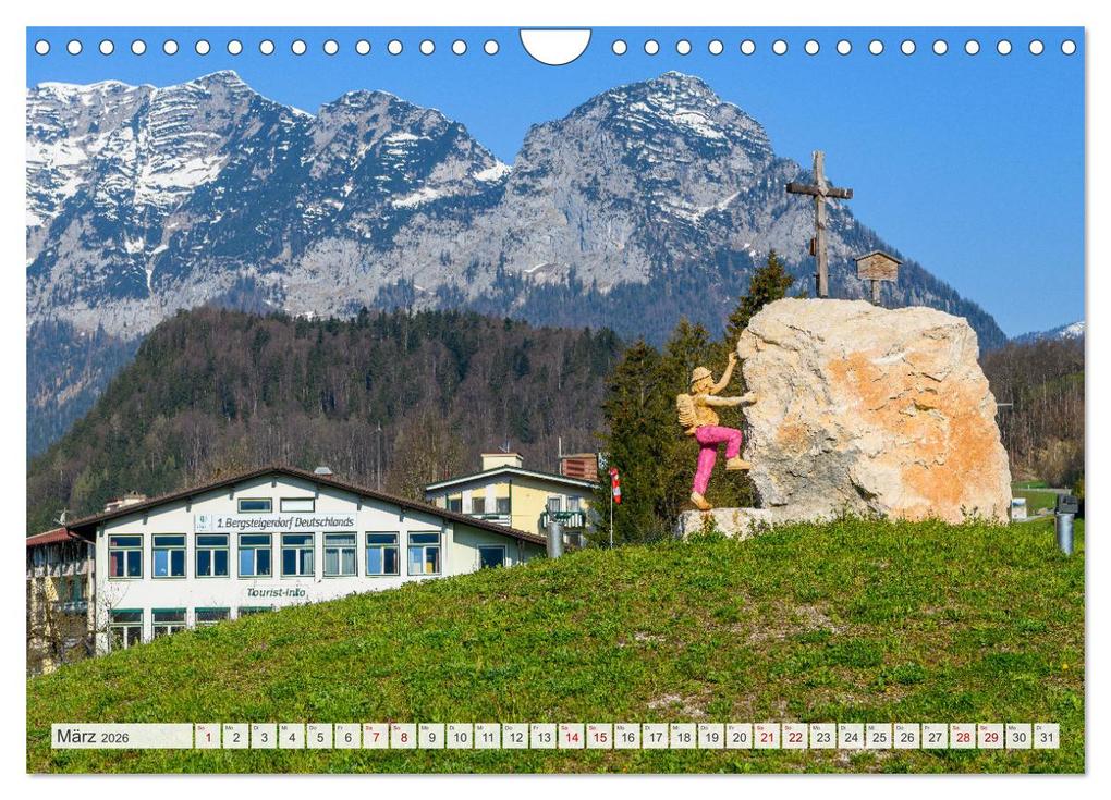 Weitere Ansicht: Unterwegs im Bergsteigerdorf Ramsau (Wandkalender 2026 DIN A4 quer), CALVENDO Monatskalender | Dieter Wilczek, Calvendo