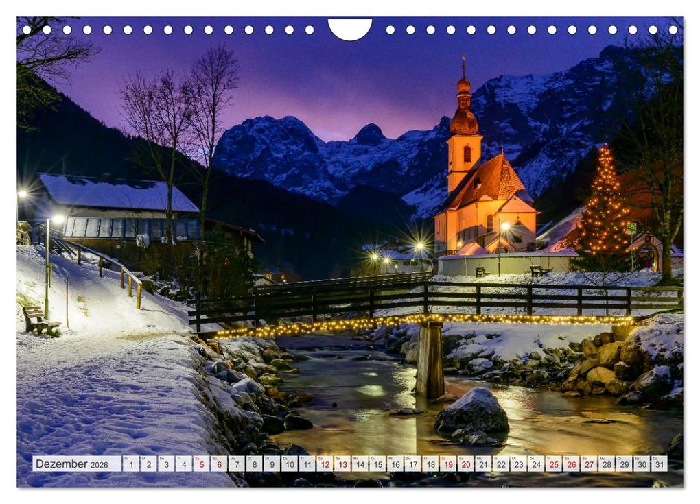 Weitere Ansicht: Unterwegs im Bergsteigerdorf Ramsau (Wandkalender 2026 DIN A4 quer), CALVENDO Monatskalender | Dieter Wilczek, Calvendo